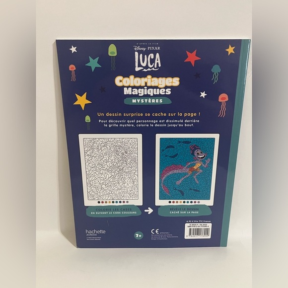 Disney Luca French Color by Numbers Coloring Book - Picture 2 of 5